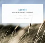 Kleine Seitenvorschau von world.de