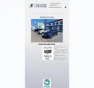 Kleine Seitenvorschau von autocenter-frank.de