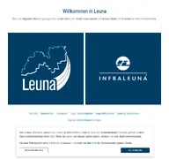 Kleine Seitenvorschau von leuna.de