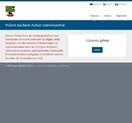 Kleine Seitenvorschau von st.hinweisportal.de