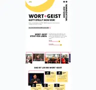 Kleine Seitenvorschau von wortundgeist.de