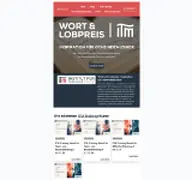 Kleine Seitenvorschau von wortundlobpreis.de