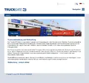 Kleine Seitenvorschau von truckgate.de