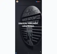 Kleine Seitenvorschau von simsonfreunde-ursprung.de
