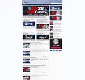 Kleine Seitenvorschau von wrestlinggames.de