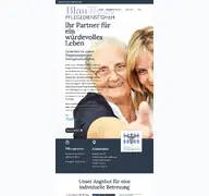 Kleine Seitenvorschau von blauweiss-pflegedienst.de