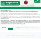 Kleine Seitenvorschau von buergerportal.stadt-hallenberg.de