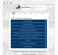 Kleine Seitenvorschau von tevis.weiden.de