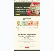 Kleine Seitenvorschau von huggiberries.de