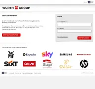 Kleine Seitenvorschau von wuerth.mitarbeiterangebote.de