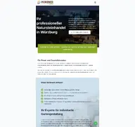 Kleine Seitenvorschau von wuerzburg.porzner-steine.de