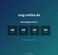 Kleine Seitenvorschau von wug-online.de