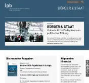 Kleine Seitenvorschau von buergerundstaat.de