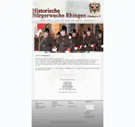 Kleine Seitenvorschau von buergerwache-ehingen.de