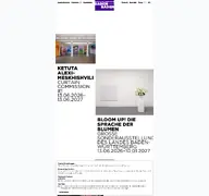 Kleine Seitenvorschau von kunsthalle-baden-baden.de