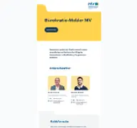 Kleine Seitenvorschau von buerokratiemelder-mv.de