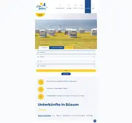 Kleine Seitenvorschau von buesumer-fewo.de