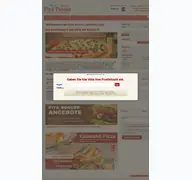 Kleine Seitenvorschau von liefern.piyapronto.de