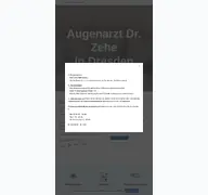 Kleine Seitenvorschau von augenarzt-zehe.de