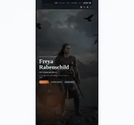 Kleine Seitenvorschau von freya-rabenschild.de