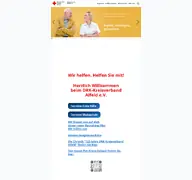 Kleine Seitenvorschau von kv-alfeld.drk.de