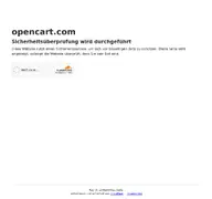 Kleine Seitenvorschau von opencart.com