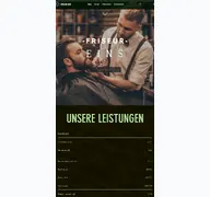 Kleine Seitenvorschau von friseureins.de