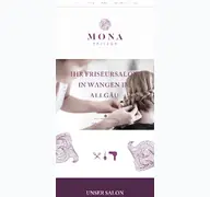 Kleine Seitenvorschau von friseursalon-mona.de
