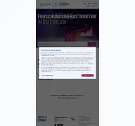 Kleine Seitenvorschau von forschungsinfrastruktur.bmfwf.gv.at