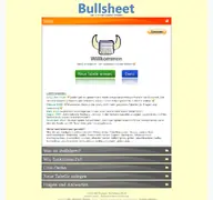 Kleine Seitenvorschau von bullsheet.de