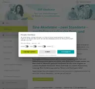 Kleine Seitenvorschau von fortbildung.zar-akademie.de