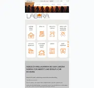 Kleine Seitenvorschau von labora.de