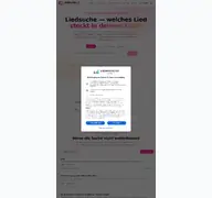 Kleine Seitenvorschau von liedsuche.ch