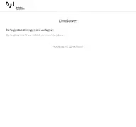 Kleine Seitenvorschau von limesurvey.dji.de