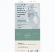 Kleine Seitenvorschau von orthopaedie-frankfurt.de