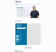 Kleine Seitenvorschau von x-care.de