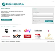 Kleine Seitenvorschau von rhoen-klinikum.mitarbeiterangebote.de