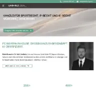 Kleine Seitenvorschau von lindholz-legal.de