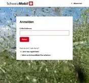 Kleine Seitenvorschau von login.schweizmobil.ch