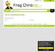Kleine Seitenvorschau von bundesland-bremen.frag-christel.de