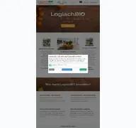 Kleine Seitenvorschau von logisch-bio.de