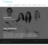 Kleine Seitenvorschau von praxis-dr-celik.de