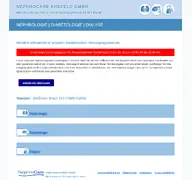 Kleine Seitenvorschau von nephrocare-krefeld.de