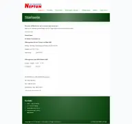Kleine Seitenvorschau von neptunfachhandel.de