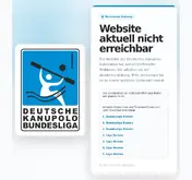 Kleine Seitenvorschau von bundesliga.kanupolo.de