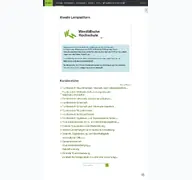 Kleine Seitenvorschau von moodle.w-hs.de