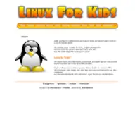 Kleine Seitenvorschau von linux-for-kids.de