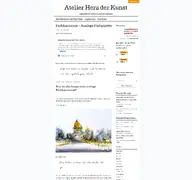 Kleine Seitenvorschau von blog.herz-der-kunst.ch