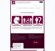Kleine Seitenvorschau von schwerbehindertenantrag.de