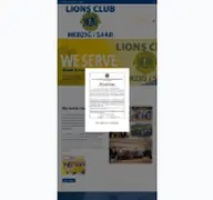 Kleine Seitenvorschau von lions-club-merzig.de